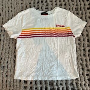 wilson tennis baby tee